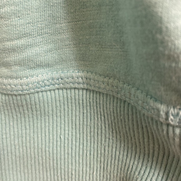 3 for $15.00 Gloria Vanderbilt 100% Cotton Mint hoodie 3/4 length sleeve-Large - Picture 3 of 7